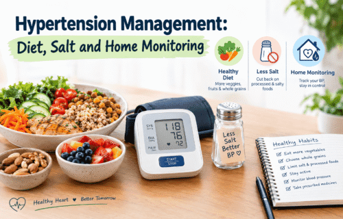 Hypertension Management: Diet, Salt and Home Monitoring