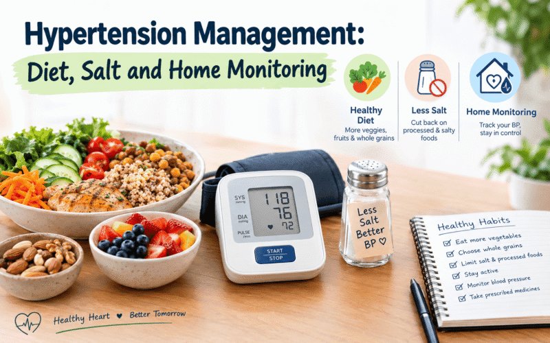 Hypertension Management: Diet, Salt and Home Monitoring