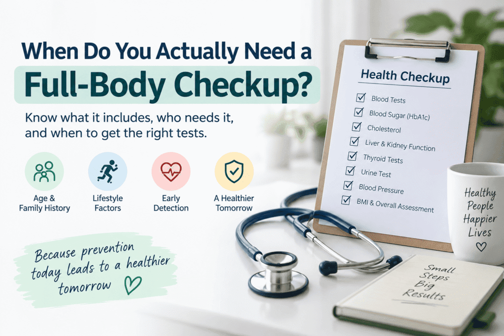 When Do You Actually Need a Full Body Checkup?