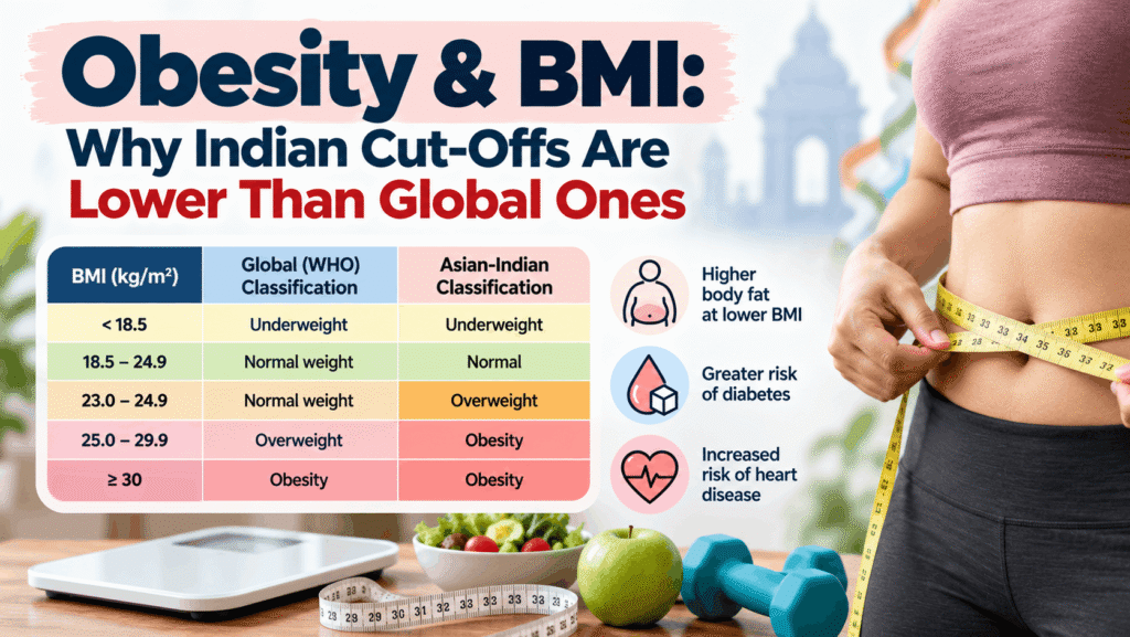Obesity & BMI: Why Indian Cut-Offs Are Lower Than Global Ones